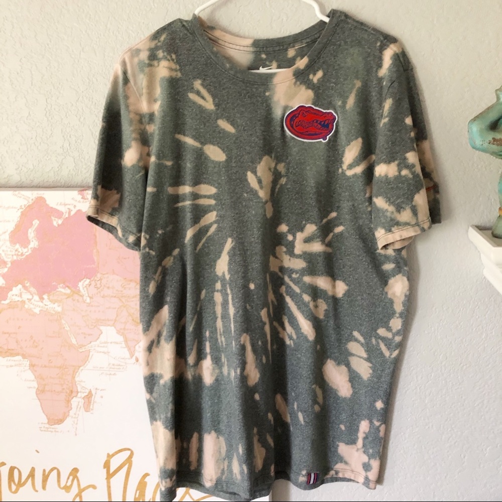 Large Nike Florida Gators Tie-Dye T-Shirt Tee